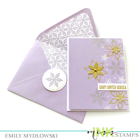 A Winter Snowflake Stationery Trio