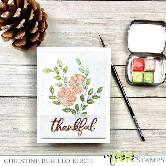 Watercolor Thankful Card