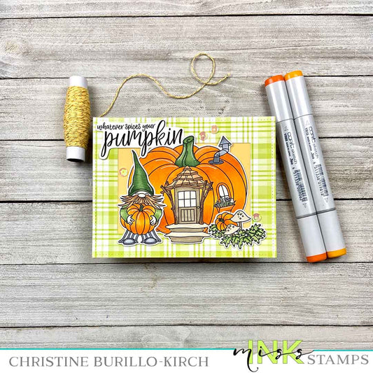 Pumpkin Spiced House card