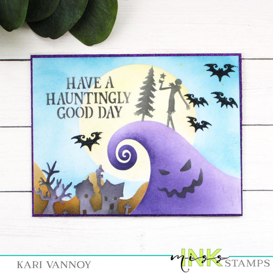 Sneak Peek: Halloween Hill Layering Stencil