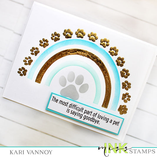 Pet Rainbow Card with Foil