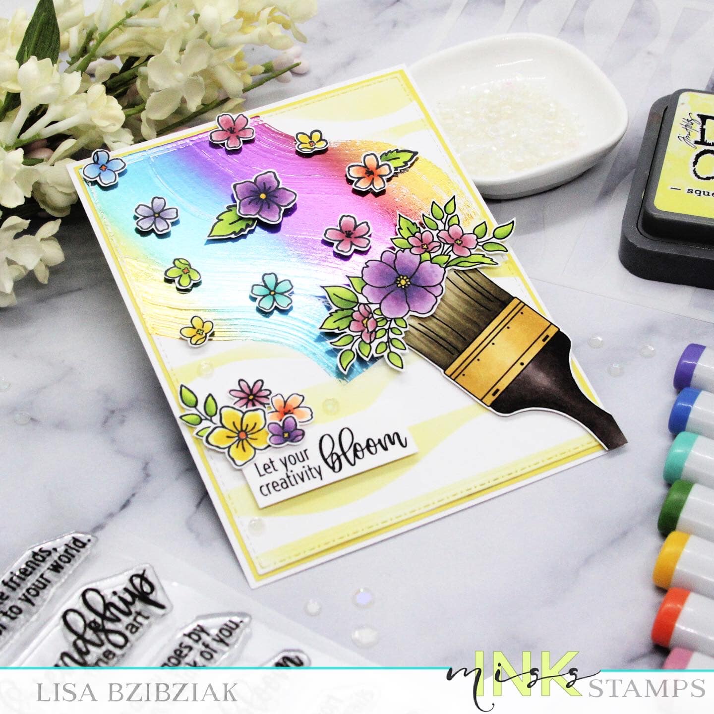 Princeton Watercolor Floral Brush Set - Set of 5 – Honey Bee Stamps